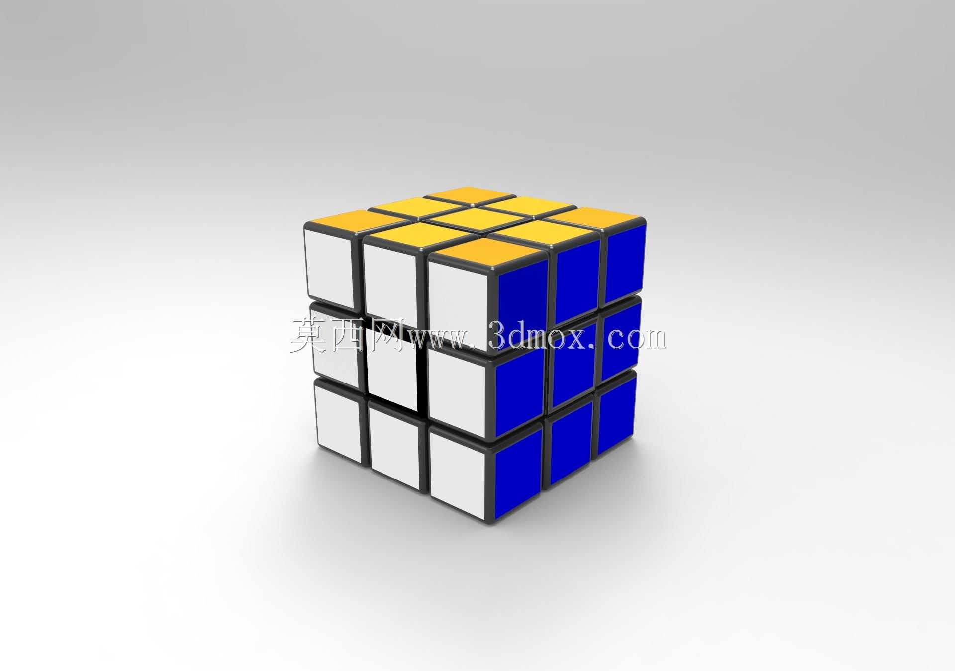 魔方3x3 CAD模型