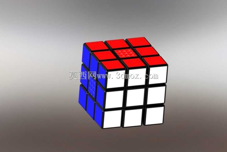 魔方3x3 CAD模型