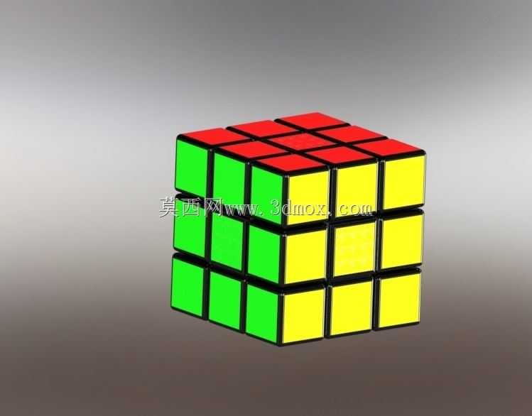魔方3x3 CAD模型