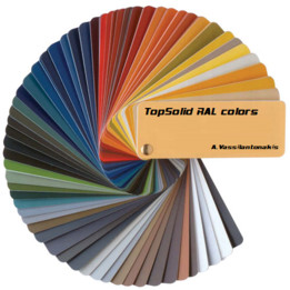 TopSolid v7��RAL��ɫ