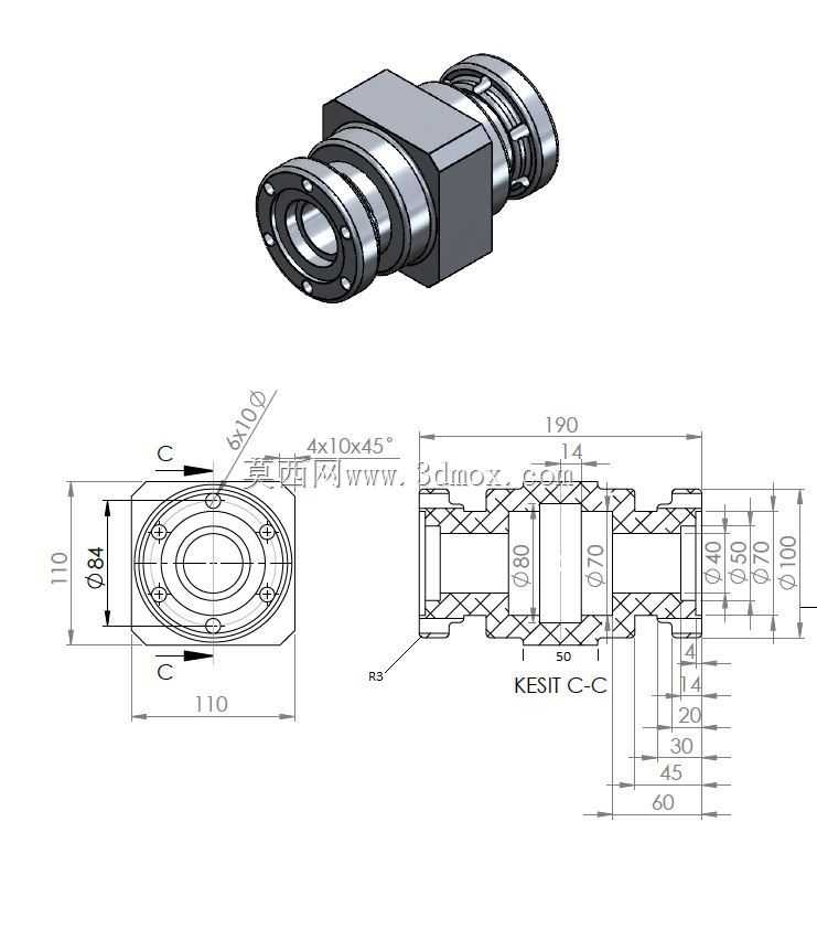 SolidWorks 2019-3 Boyutlu Kat?Model Al??t?rmalar?-6��