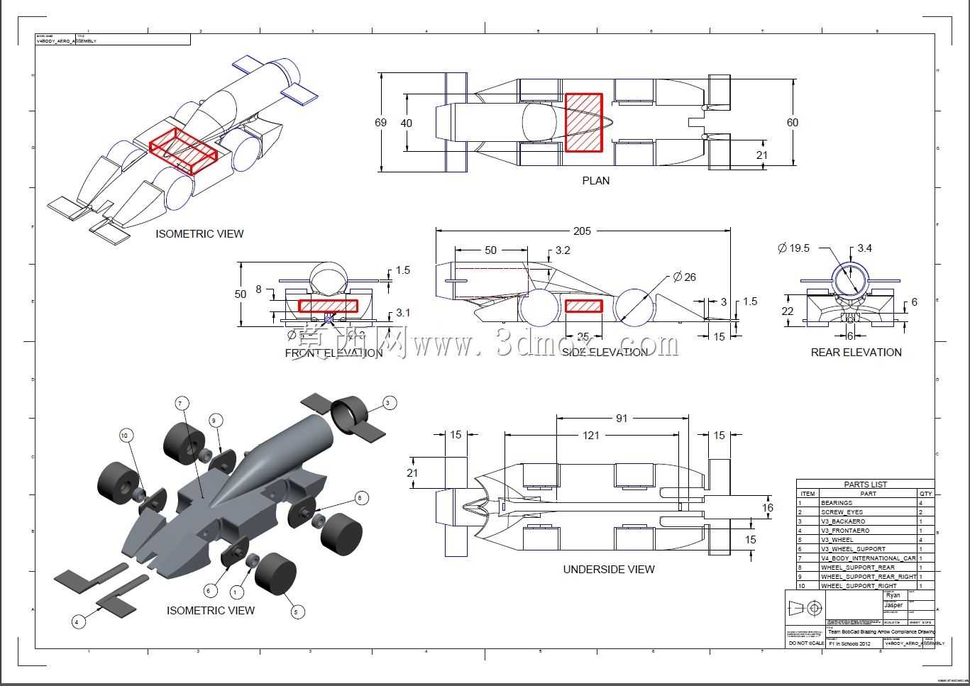 F1学校2012国际赛车(山猫队火焰箭)
