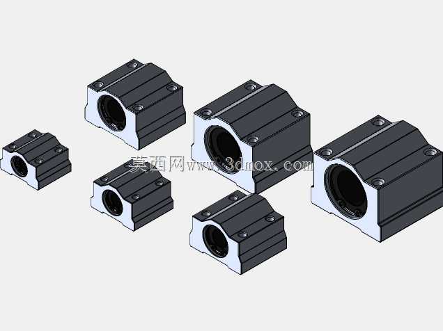 Blocchi cuscinetti lineari-直线轴承座SCS6UU-SCS8UU-SCS10UU-SCS12UU-SCS16UU-SCS20UU