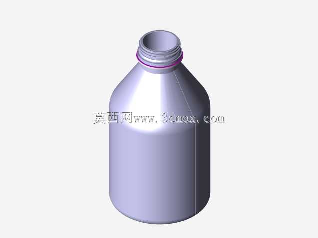 带凸起文字和三重螺纹的婴儿奶瓶适配器设计