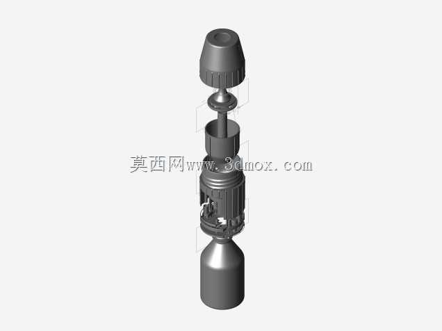 带凸起文字和三重螺纹的婴儿奶瓶适配器设计
