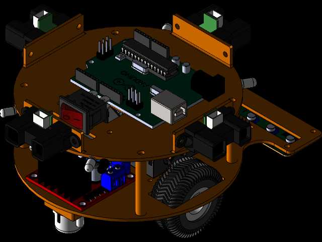 直线跟随机器人Solidworks 2016
