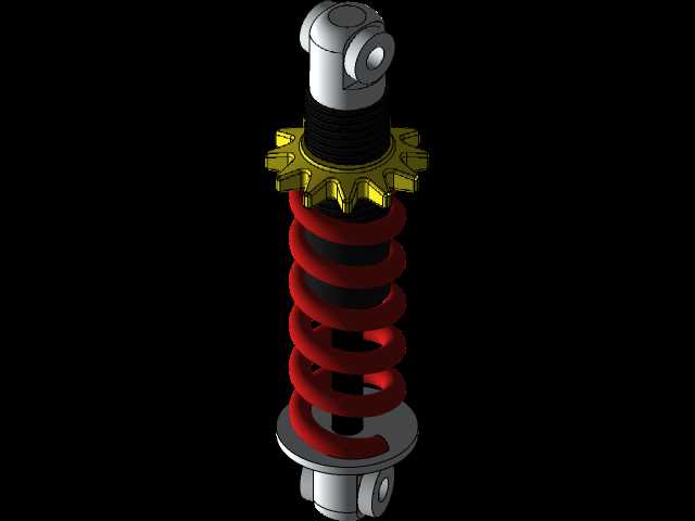 减震器Solidworks 2016