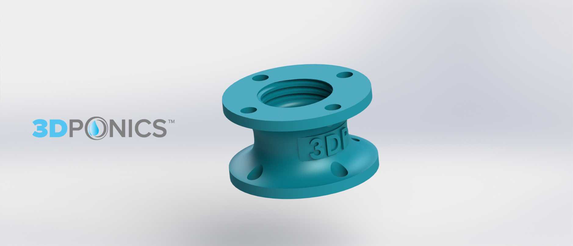 瓶式连接器(小型)-3Dponics小型水培系统