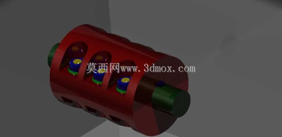 分体式套筒联轴器| Creo |零件设计和装配