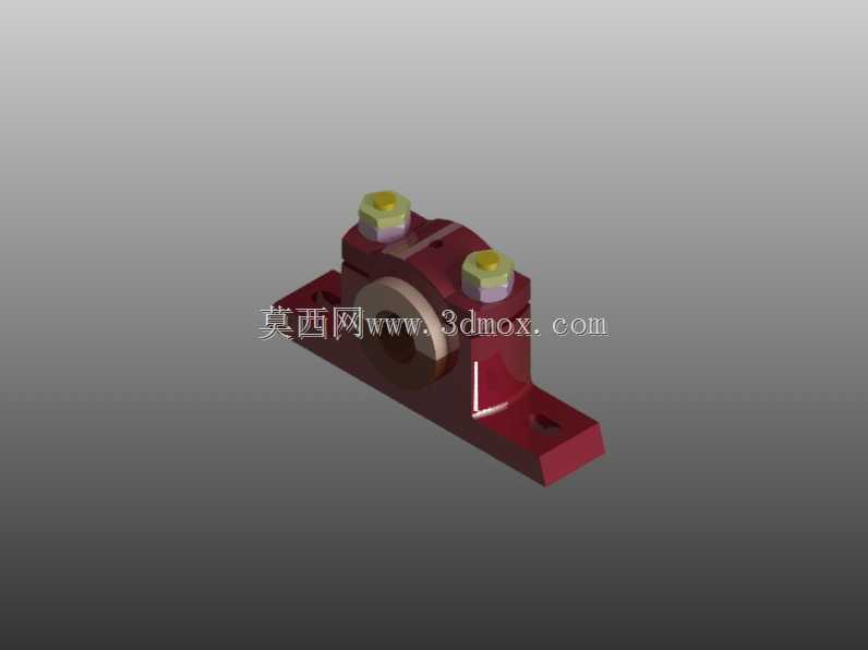 Plummer Block | Autocad 2014 3D |机械制图组件