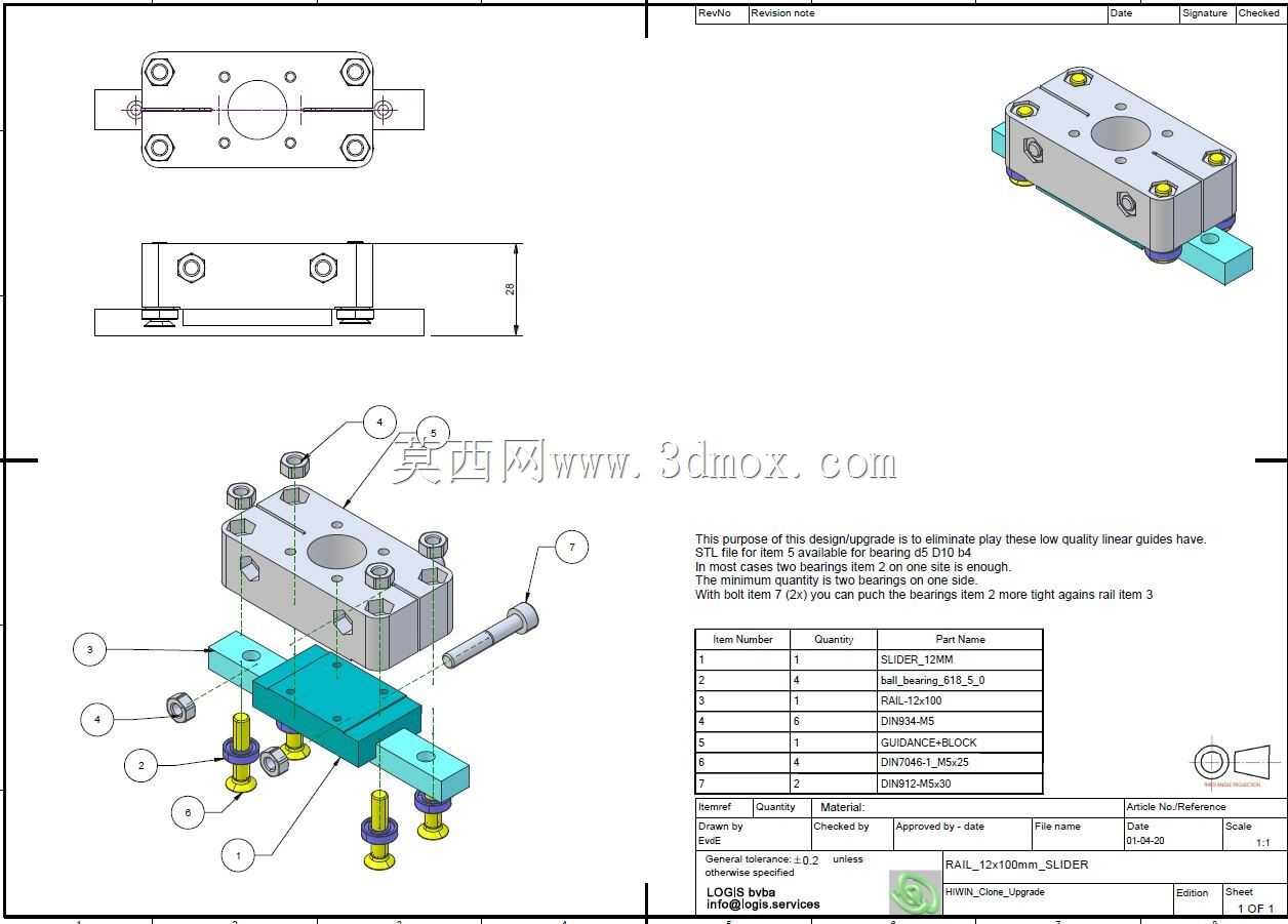 HIWIN Clone Linear Guide 12����������