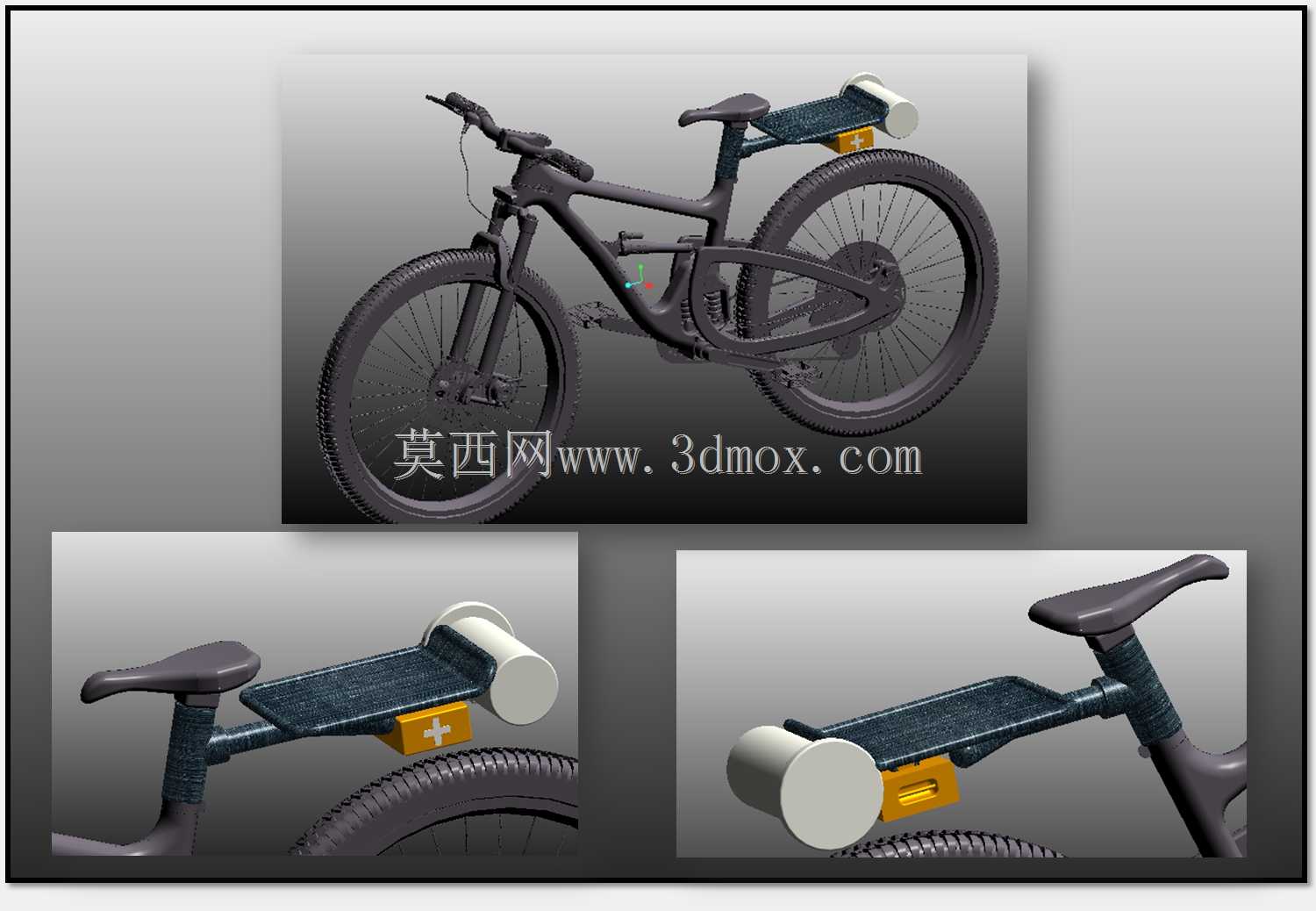 自行车、附件、托架、急救箱和工具箱