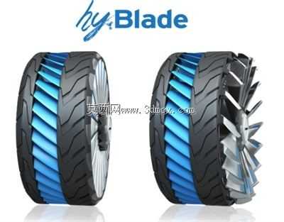 hankook hyclade概念轮胎(无刀片)
