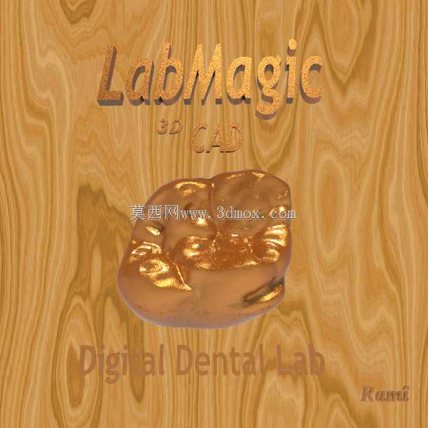 3D徽标(LabMagic 3D CAD)\u0026数字第一磨牙冠