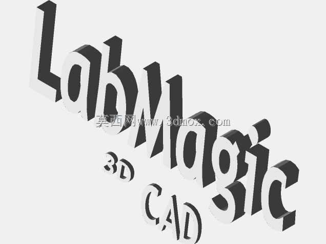 3D徽标(LabMagic 3D CAD)\u0026数字第一磨牙冠