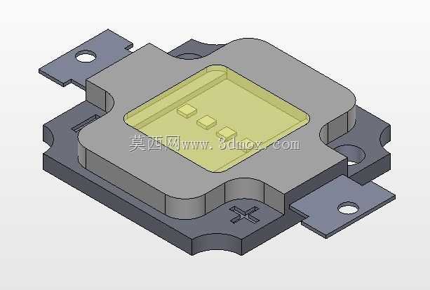 一个12V 5W LED,4片芯片