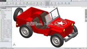 玩具吉普车总成