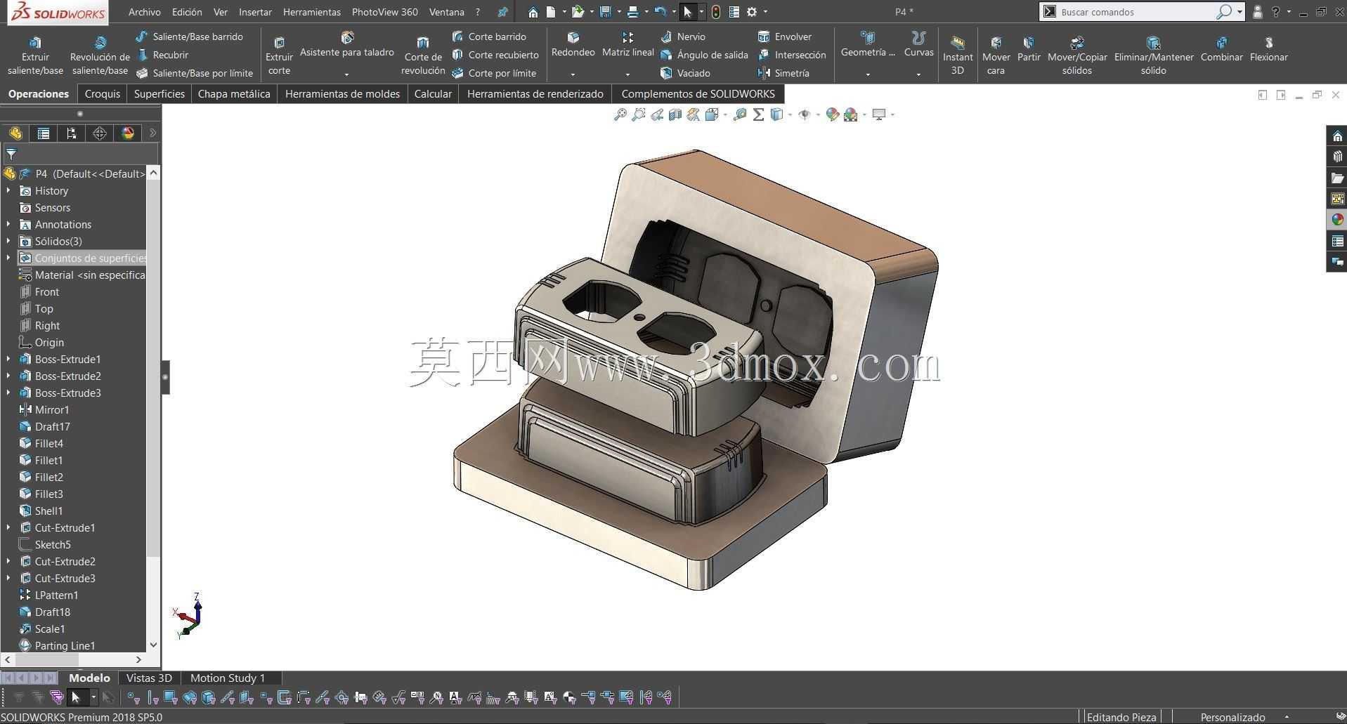 ģ������ʵ��4��Solidworks