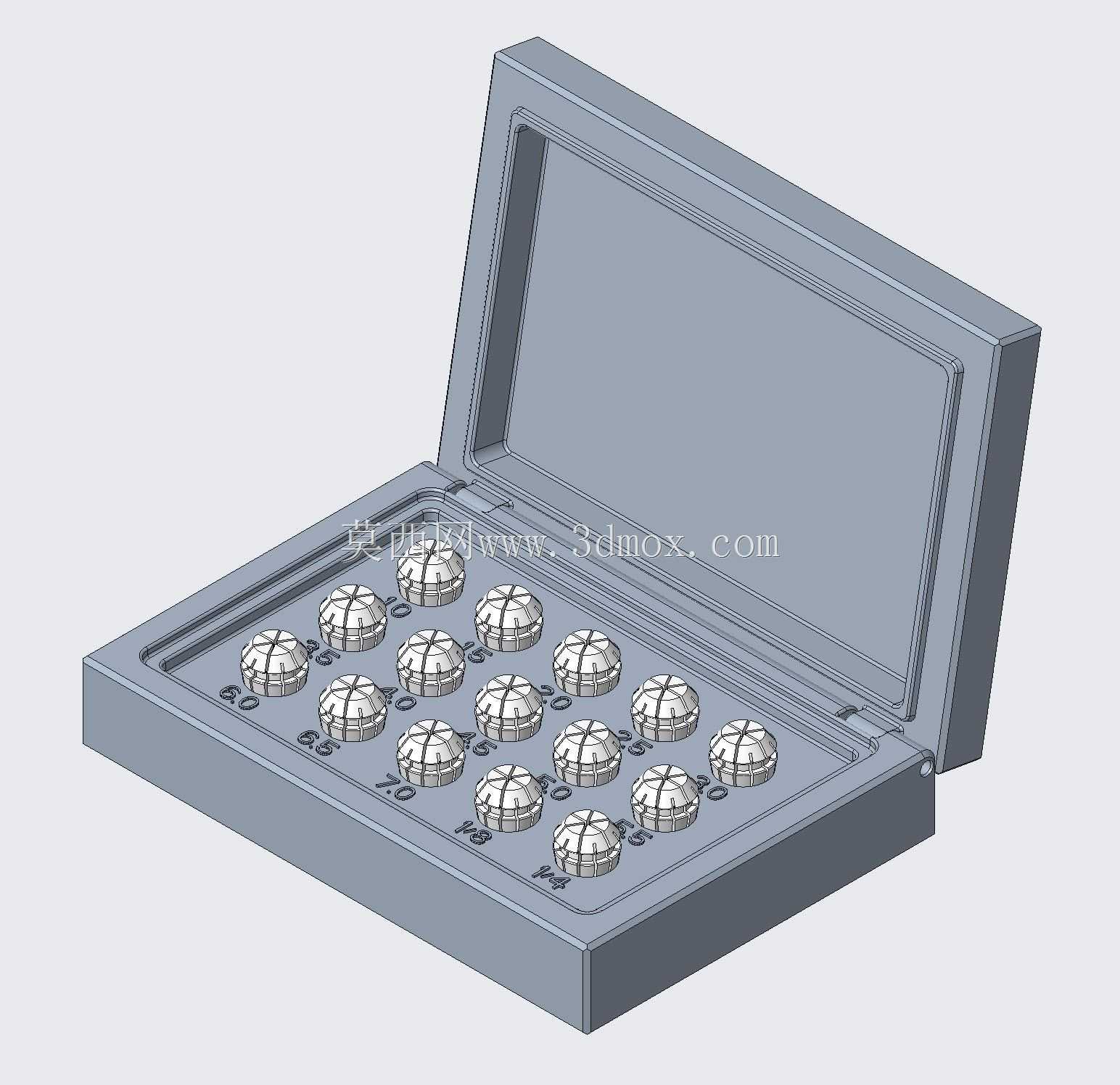 ER11夹头套件的3D打印盒
