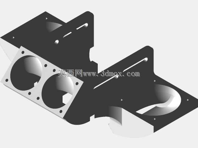 升起3D N2双风扇支架挤出机头