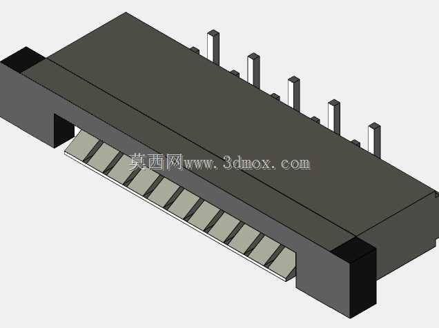 FPC��ֱ������-1mm-10PIN-1mm-10PIN