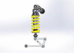1999-2002雅马哈R6后减震器总成和悬挂机构