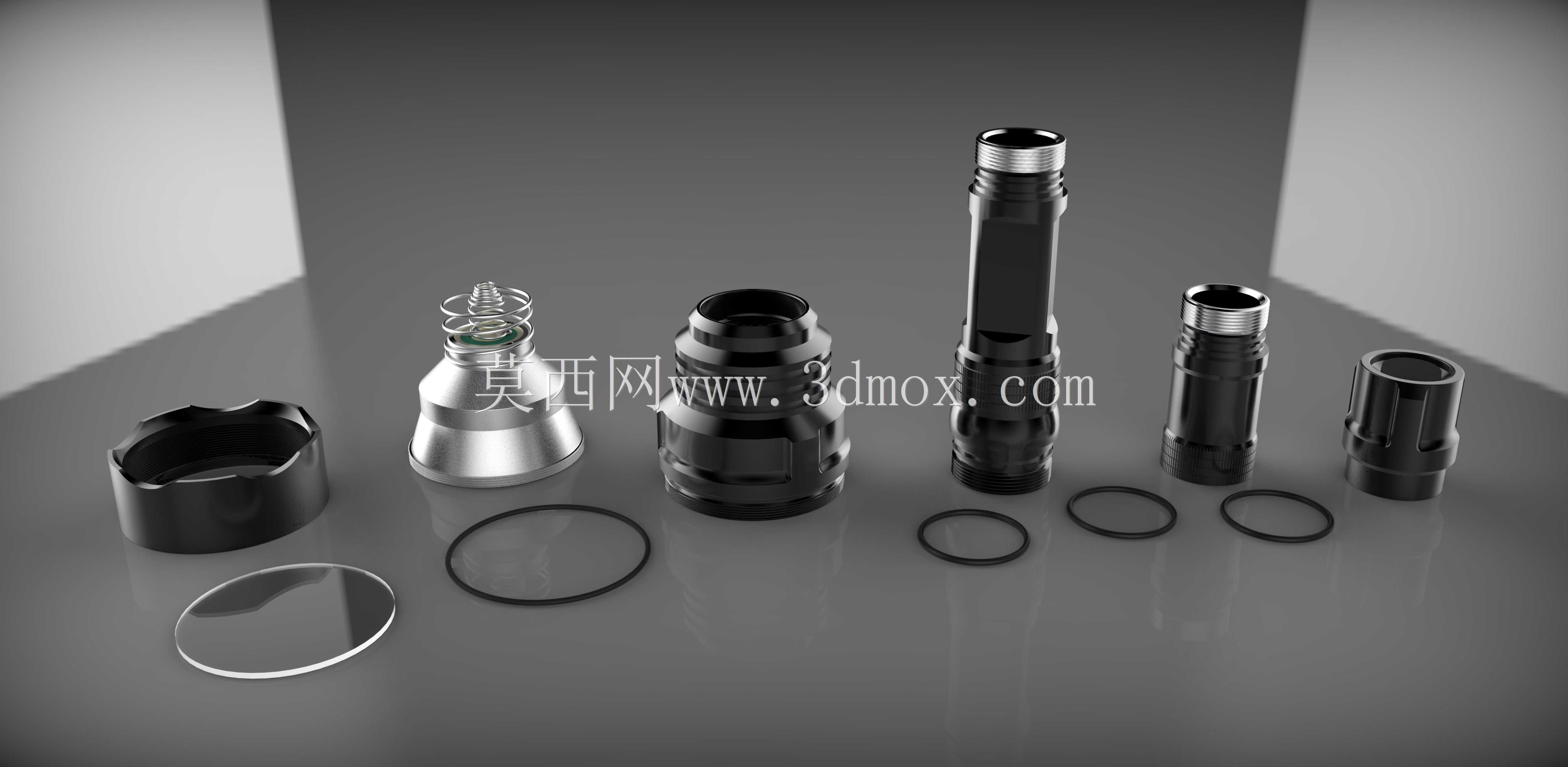 CREE SKYRAY 2000流明手电筒