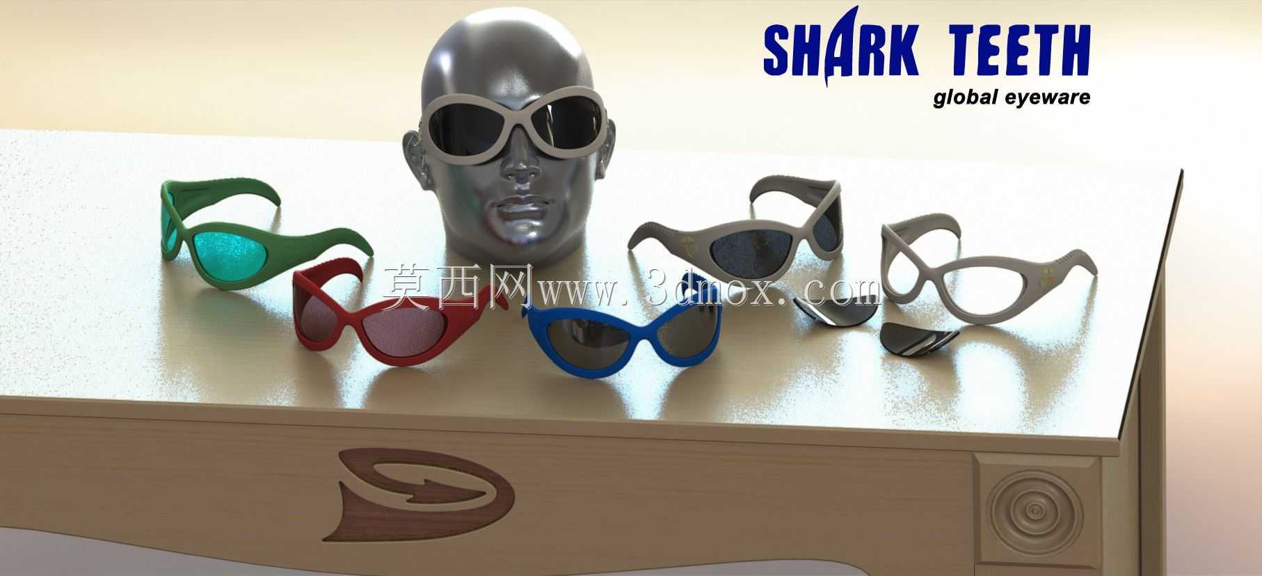 DREAMBOX:3D打印太阳镜,适用于第三世界