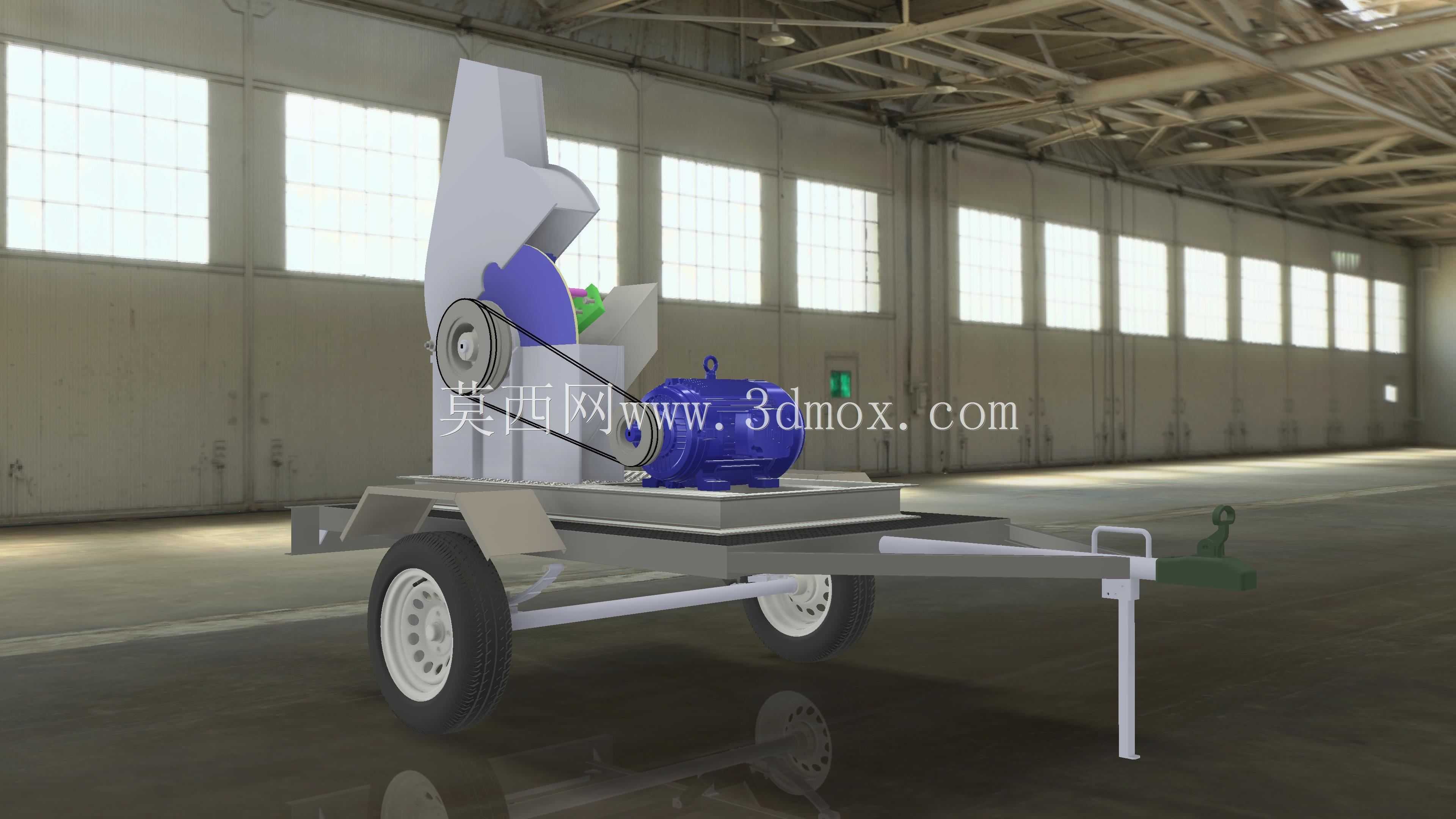 galhos com Carrethina para transporte��˾��Triturador
