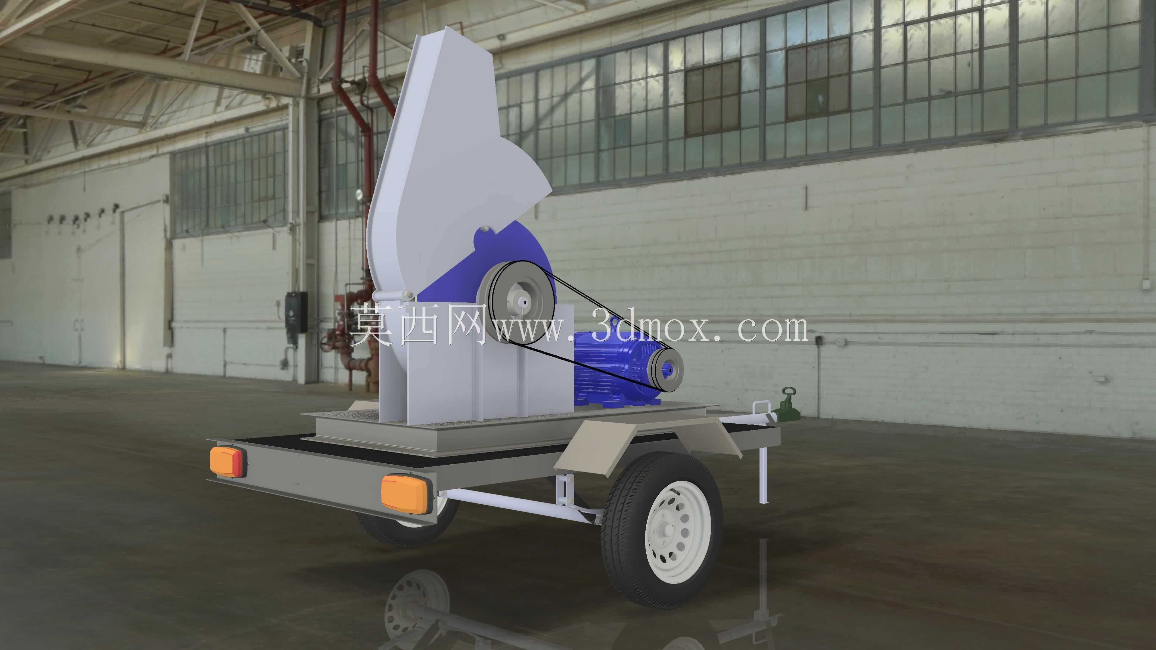 galhos com Carrethina para transporte��˾��Triturador