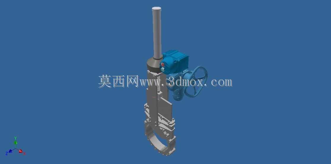VGO DN500+伞齿轮+多回转执行器