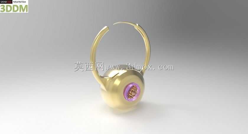 耳环3D打印就绪