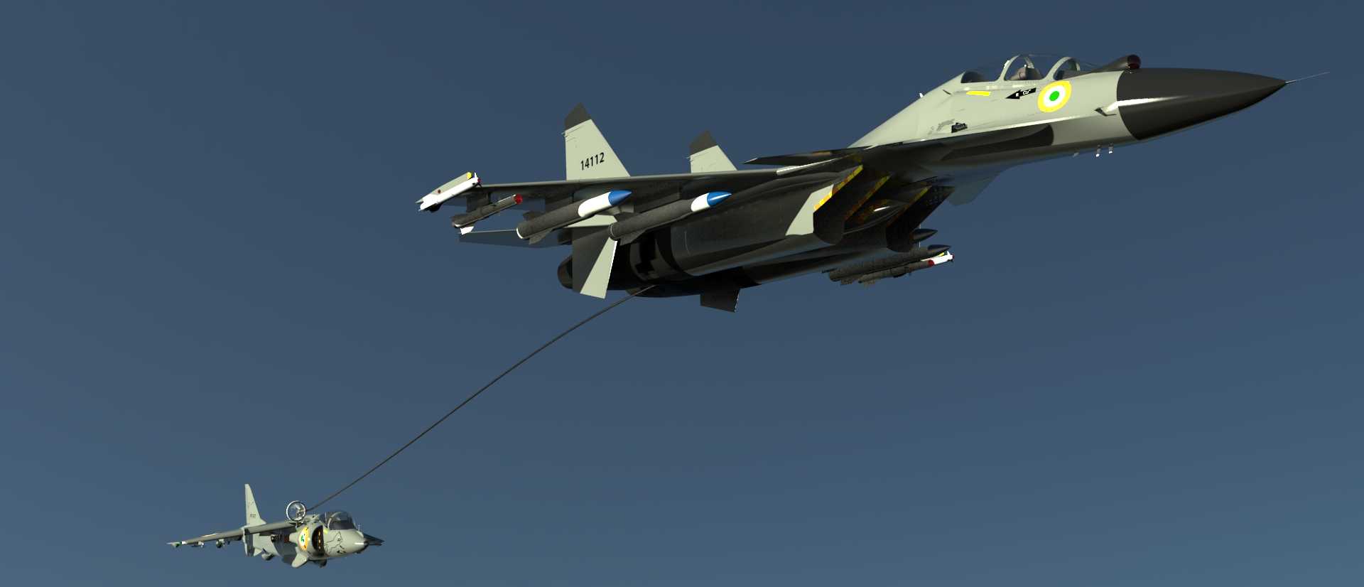 Sukhoi 30 mki��harrier jumpjet������