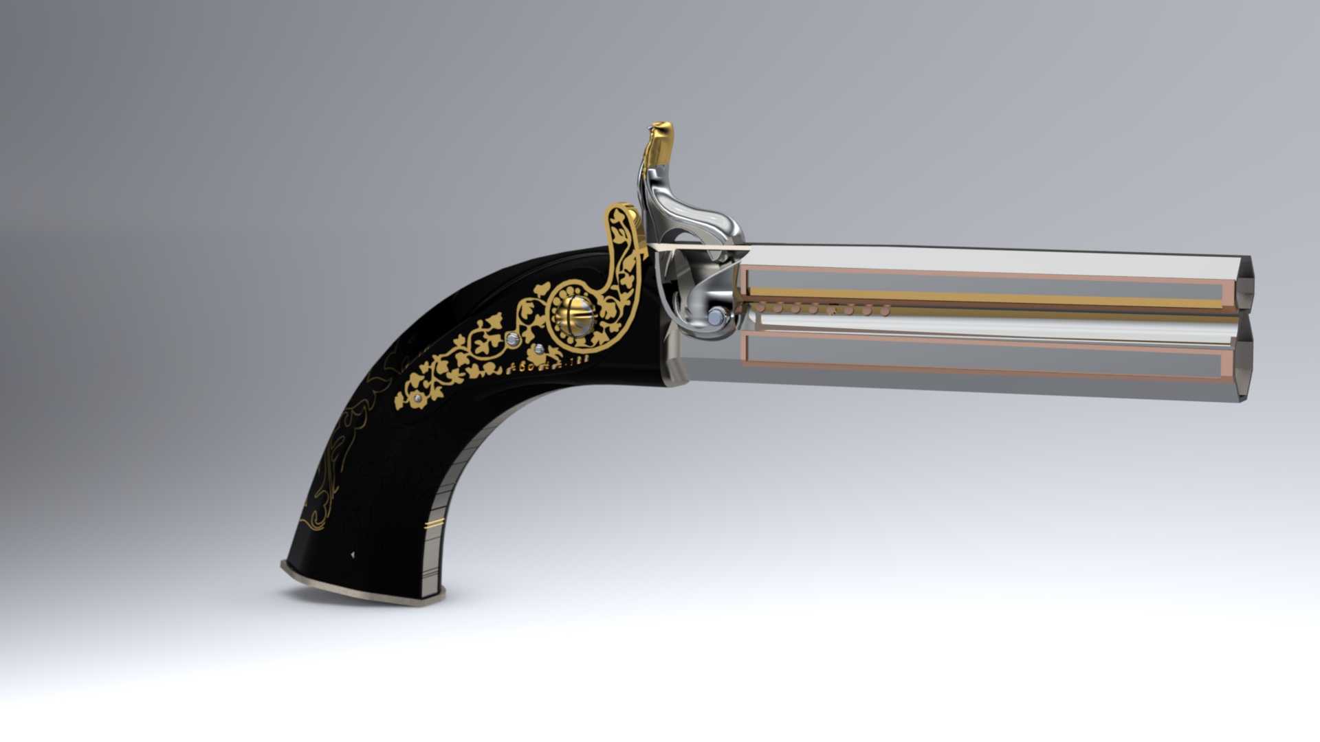 仿古手枪