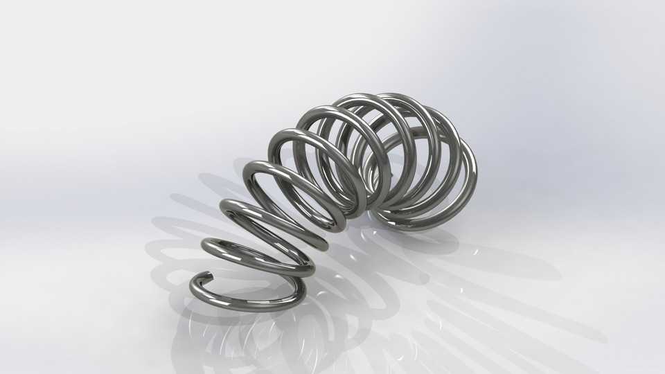 教程:如何在SolidWorks中为弯曲弹簧建模(用于分析和其他)