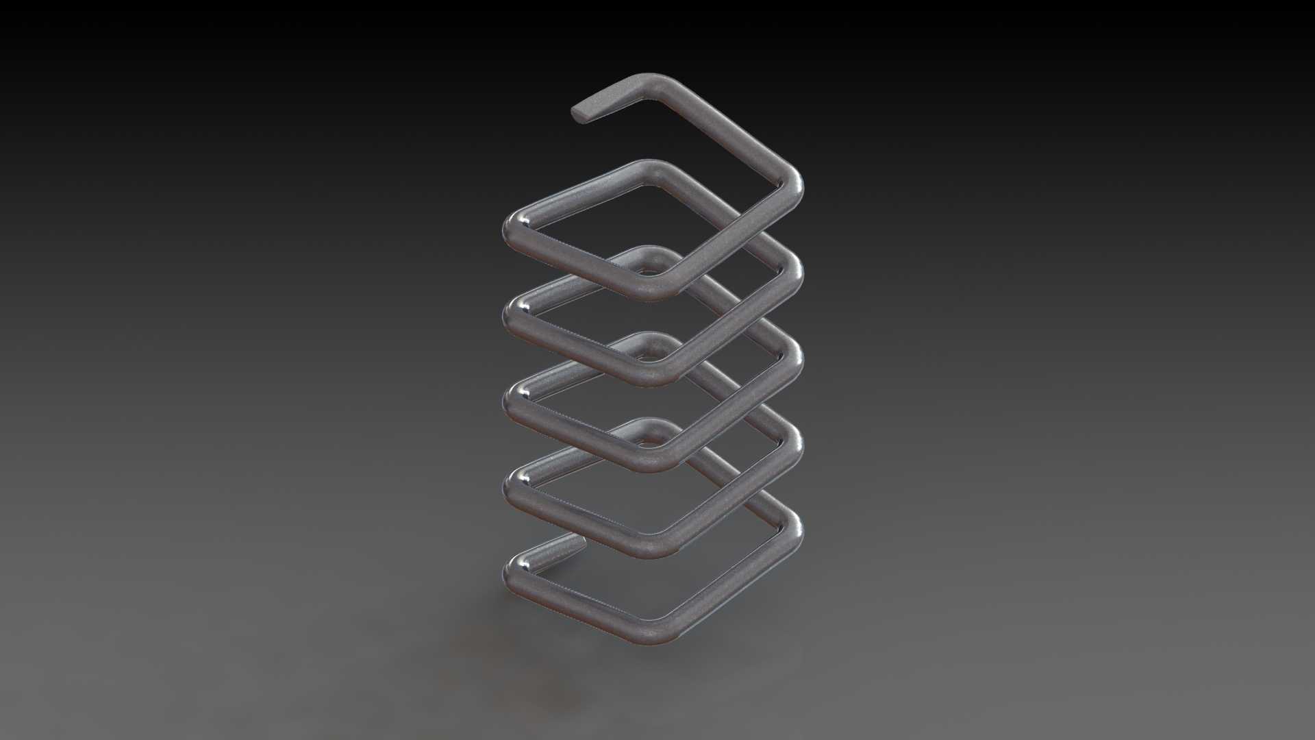 教程:如何在SolidWorks中建模方形弹簧(在Youtube上向我请求)