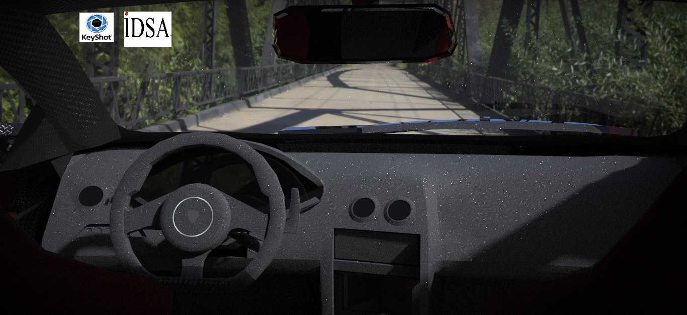 Lamborgini Murcilago LP 670-4 SV用于IDSA“CAD”(颜色辅助设计)渲染挑战