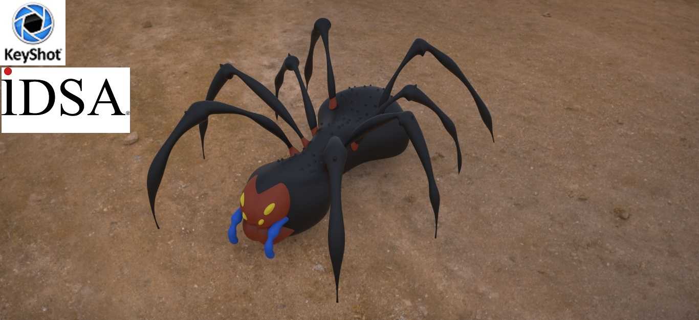 IDSA��CAD������ɫ������ƣ���Ⱦ��ս��Spider