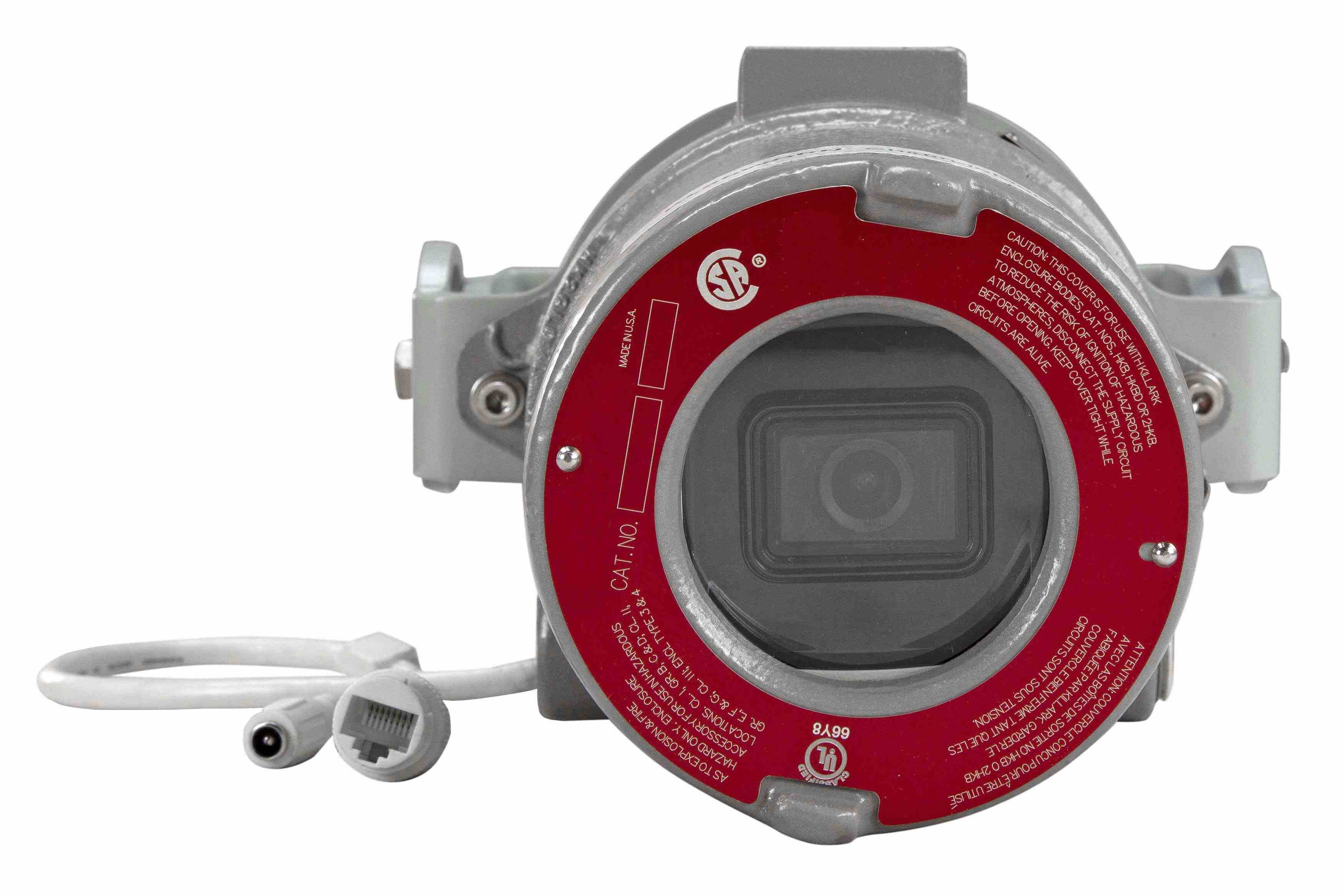 防爆网络IP 4K摄像头-8.0MP,内置IR-20FPS-102°FOV-IP66额定值-N4X
