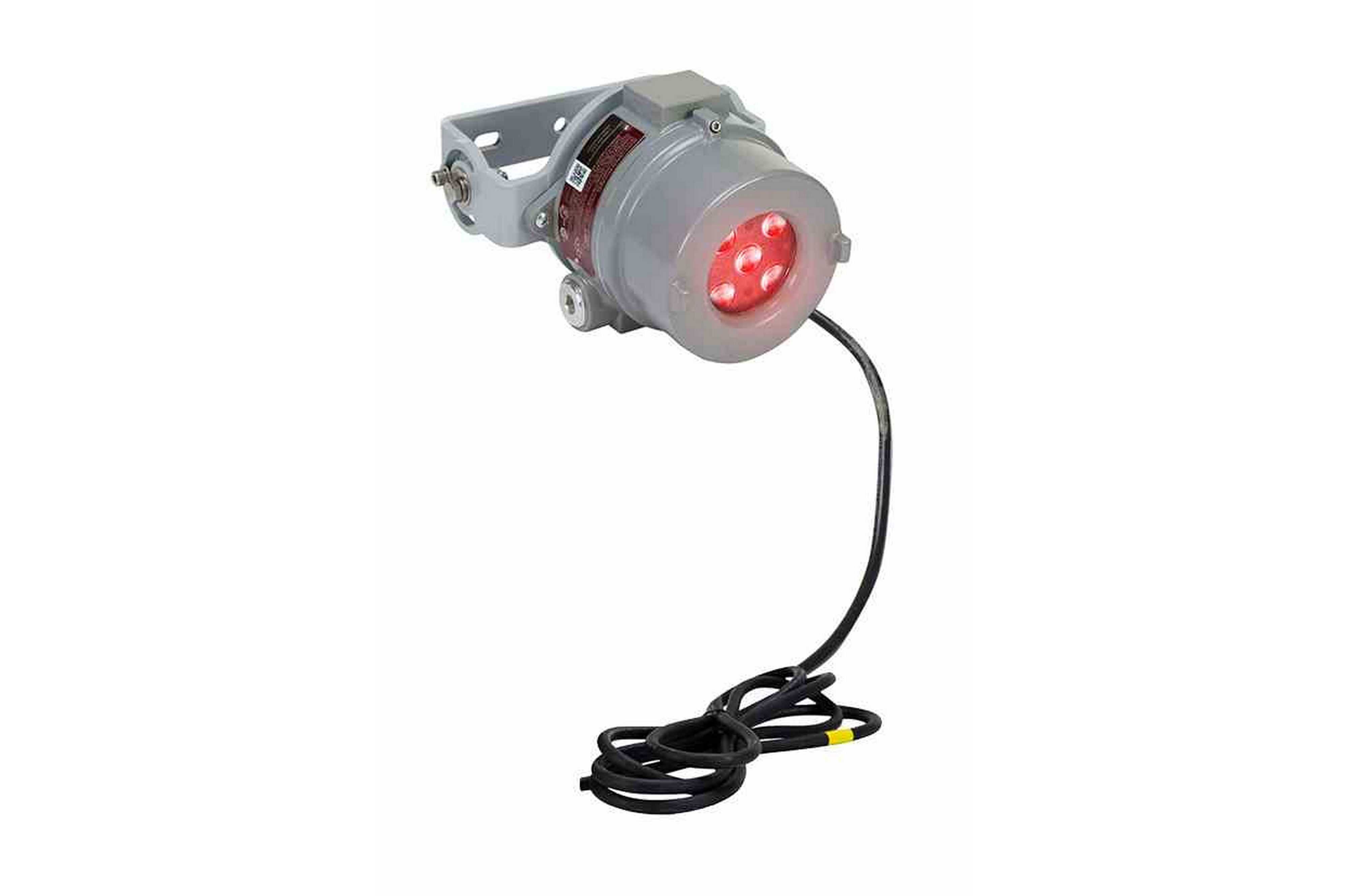25W防爆红色LED指示灯-C1D1-2-C2D1-2-铝外壳-9-60VDC-10'电线