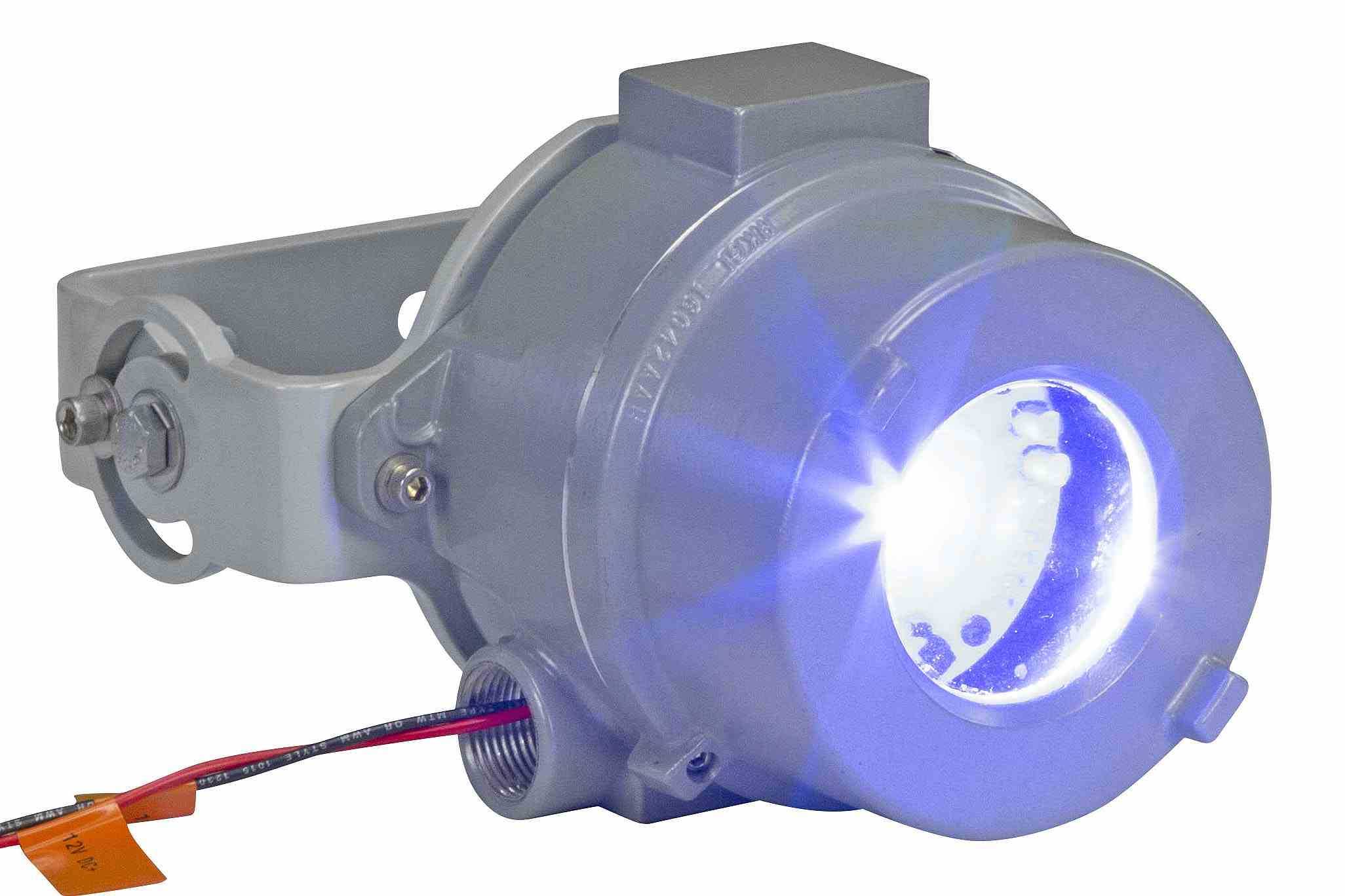 12W防爆表面安装蓝色LED灯-C1D1-2-C2D1-2-铝框-12-24V DC