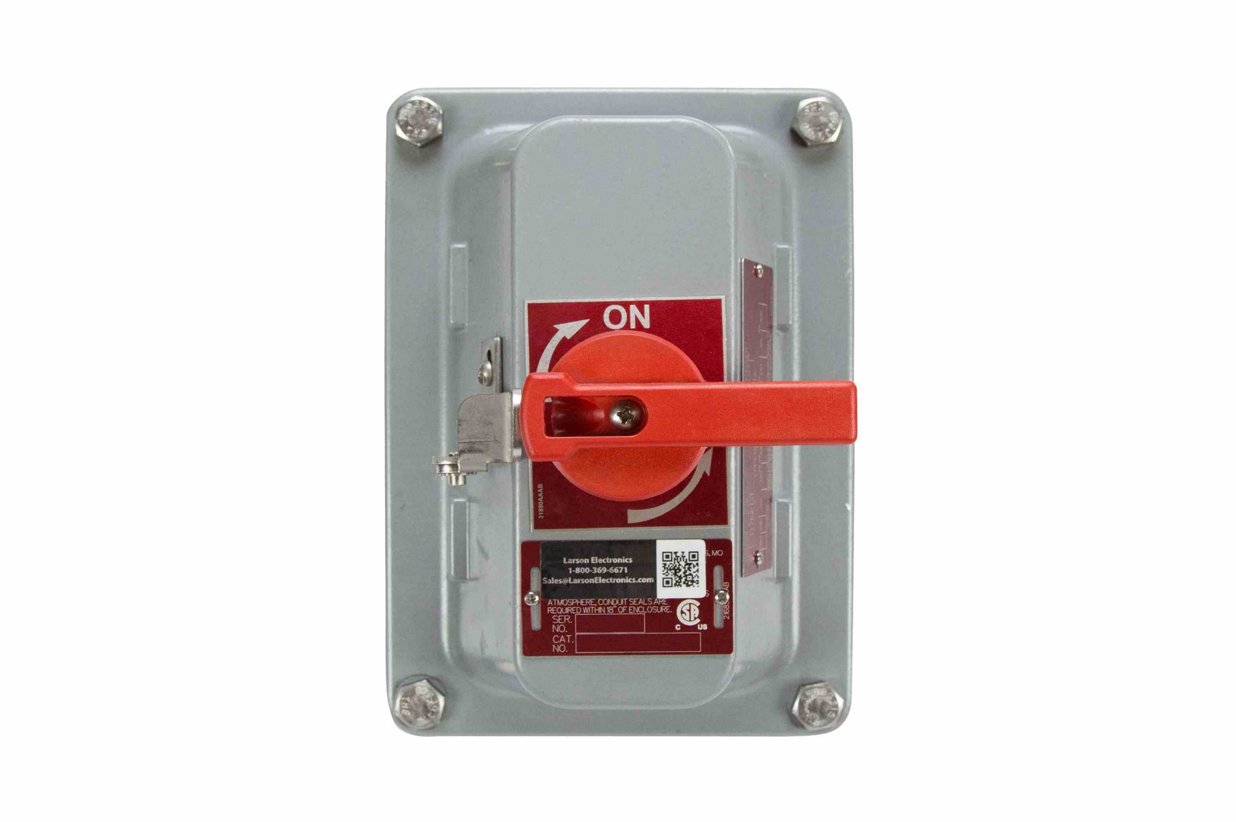 30A防爆开关-I、II、III级-480V 3PH-20 HP额定值-NEMA