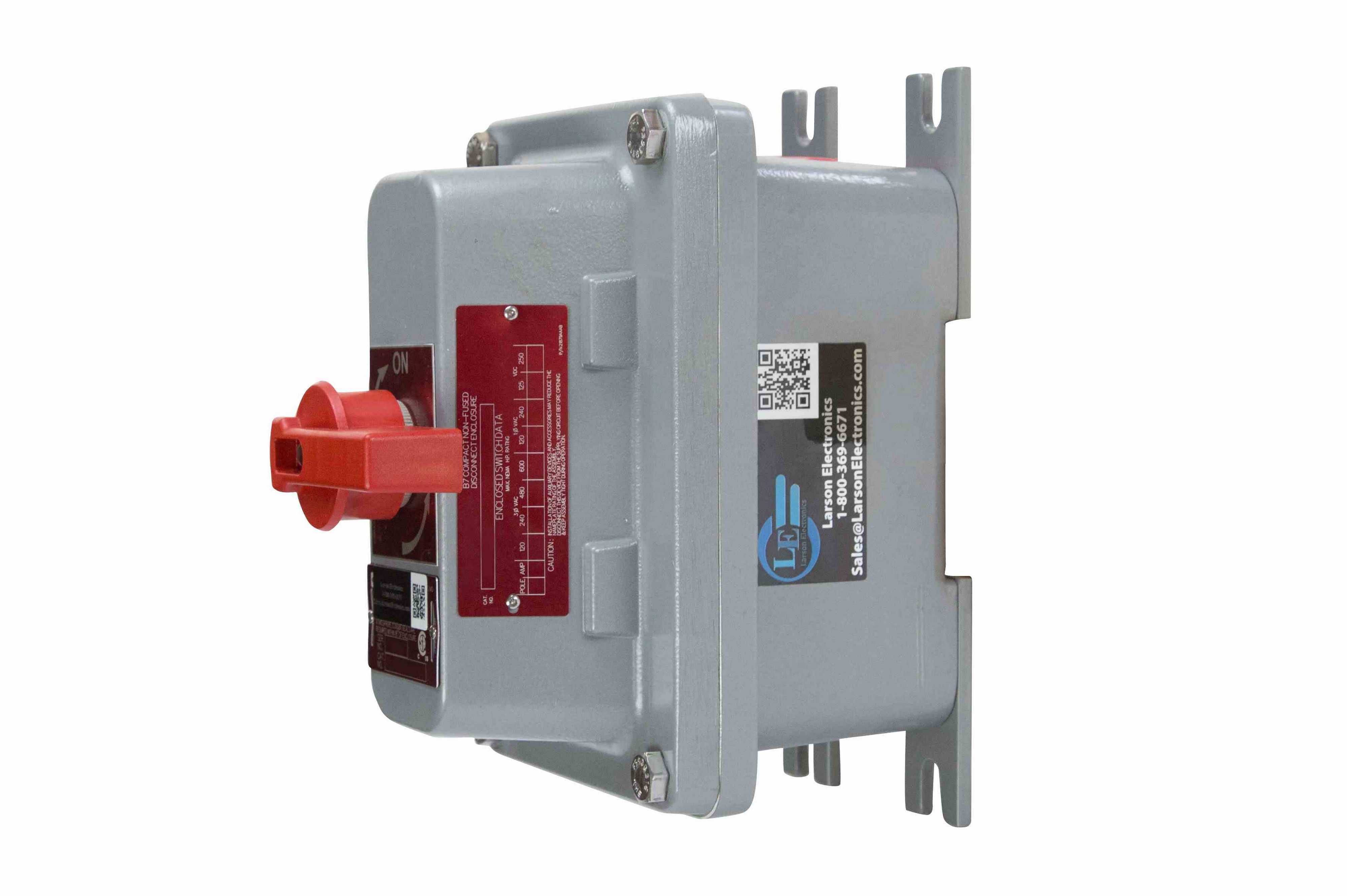 30A防爆开关-I、II、III级-480V 3PH-20 HP额定值-NEMA