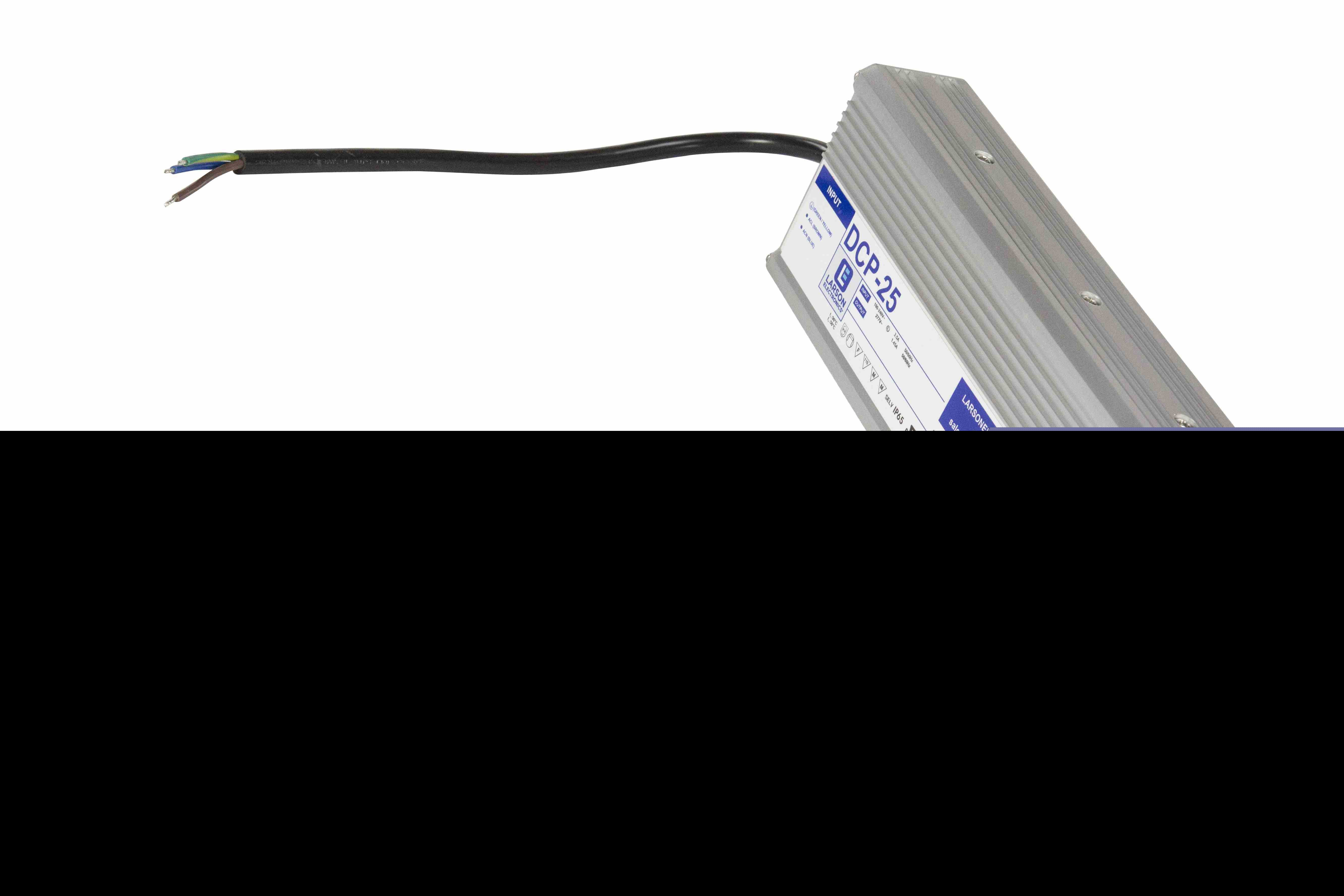 防水变压器将120-277V AC转换为12/24 V DC-最大容量为25安培