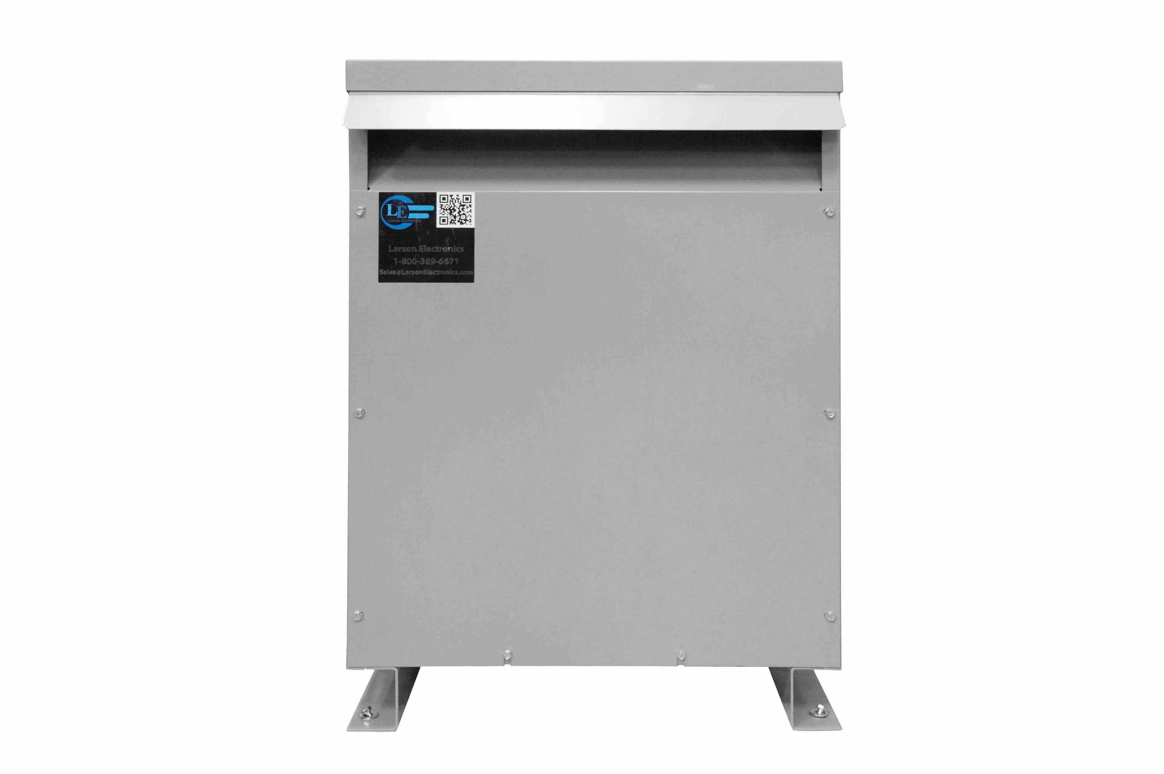 75 kVA 3PH DOE变压器,480V三角一次,400Y/231 Y-N二次,N3R,通风,60 Hz