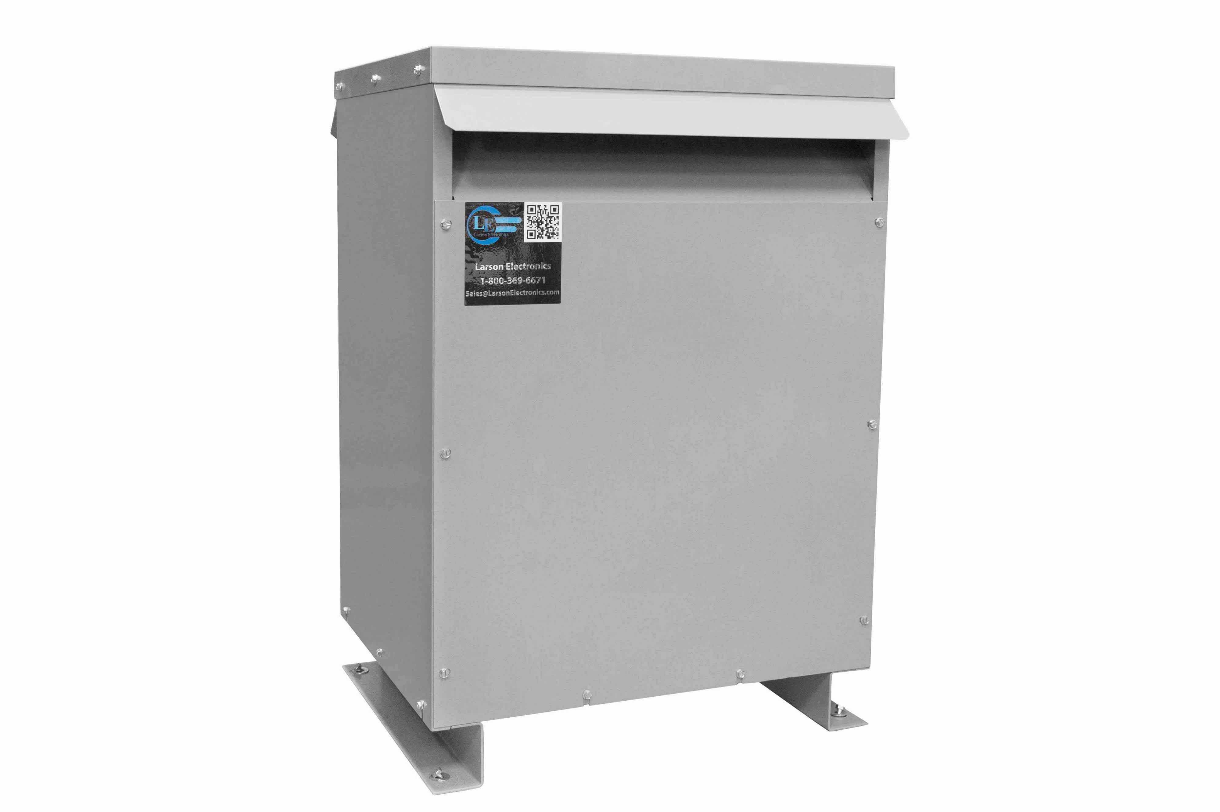 75 kVA 3PH DOE变压器,480V三角一次,400Y/231 Y-N二次,N3R,通风,60 Hz