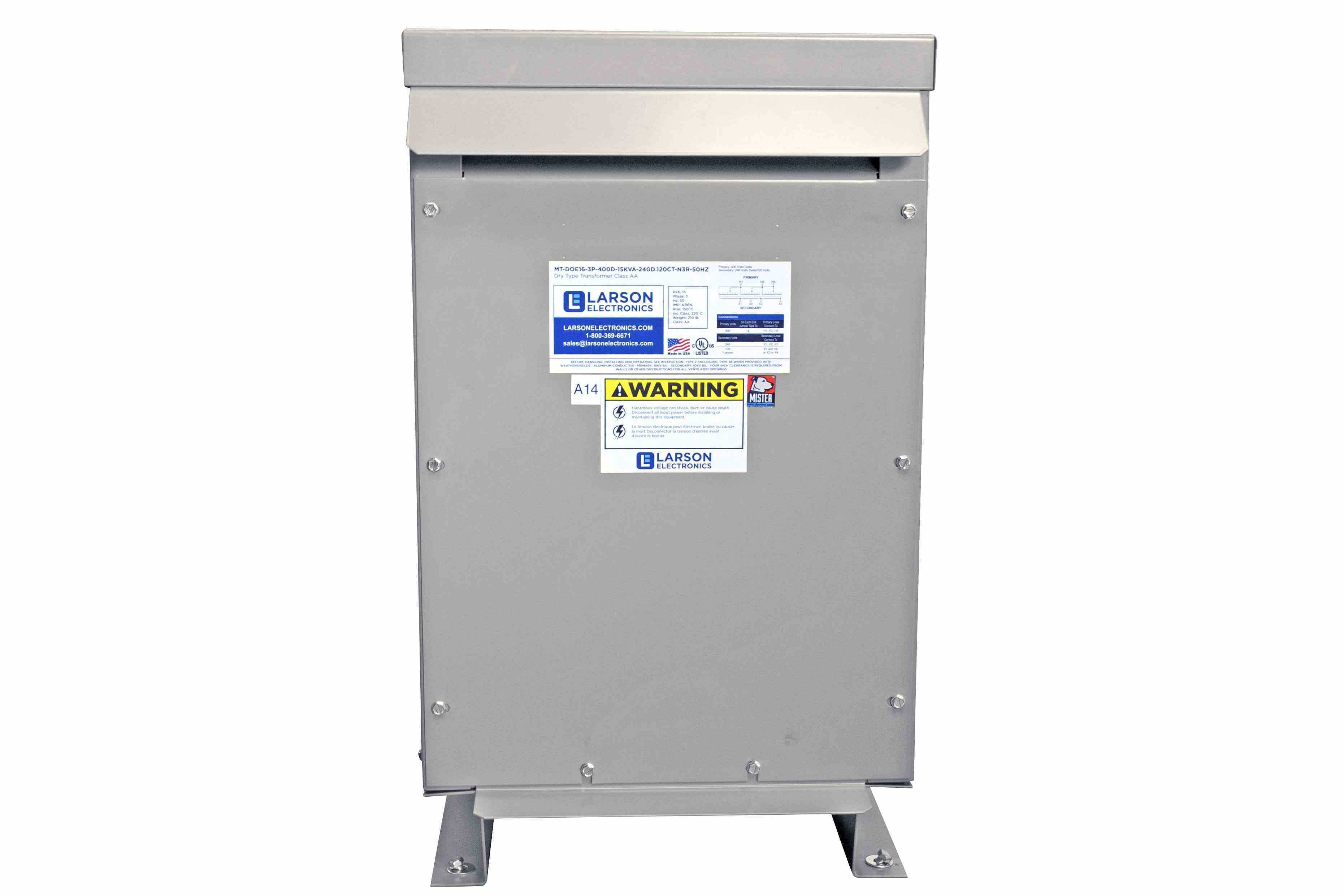 30kVA 3PH DOE变压器,280V三角一次,208Y/120 Y-N二次,N3R,通风,60Hz
