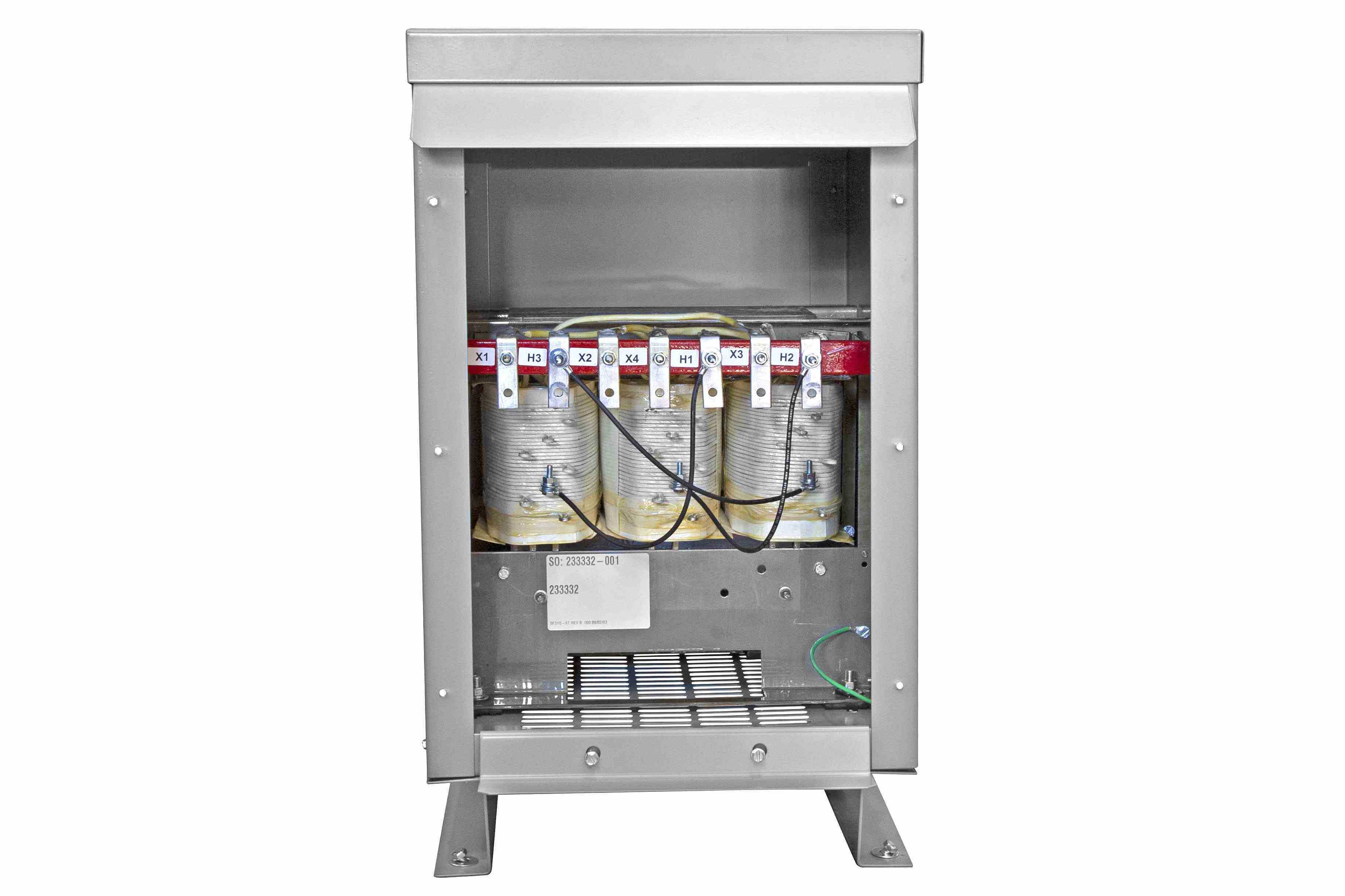 30kVA 3PH DOE变压器,280V三角一次,208Y/120 Y-N二次,N3R,通风,60Hz