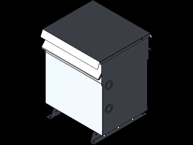 75 kVA隔离变压器-208V Wye-N一次电压-480V三角洲二次电压-NEMA 3R