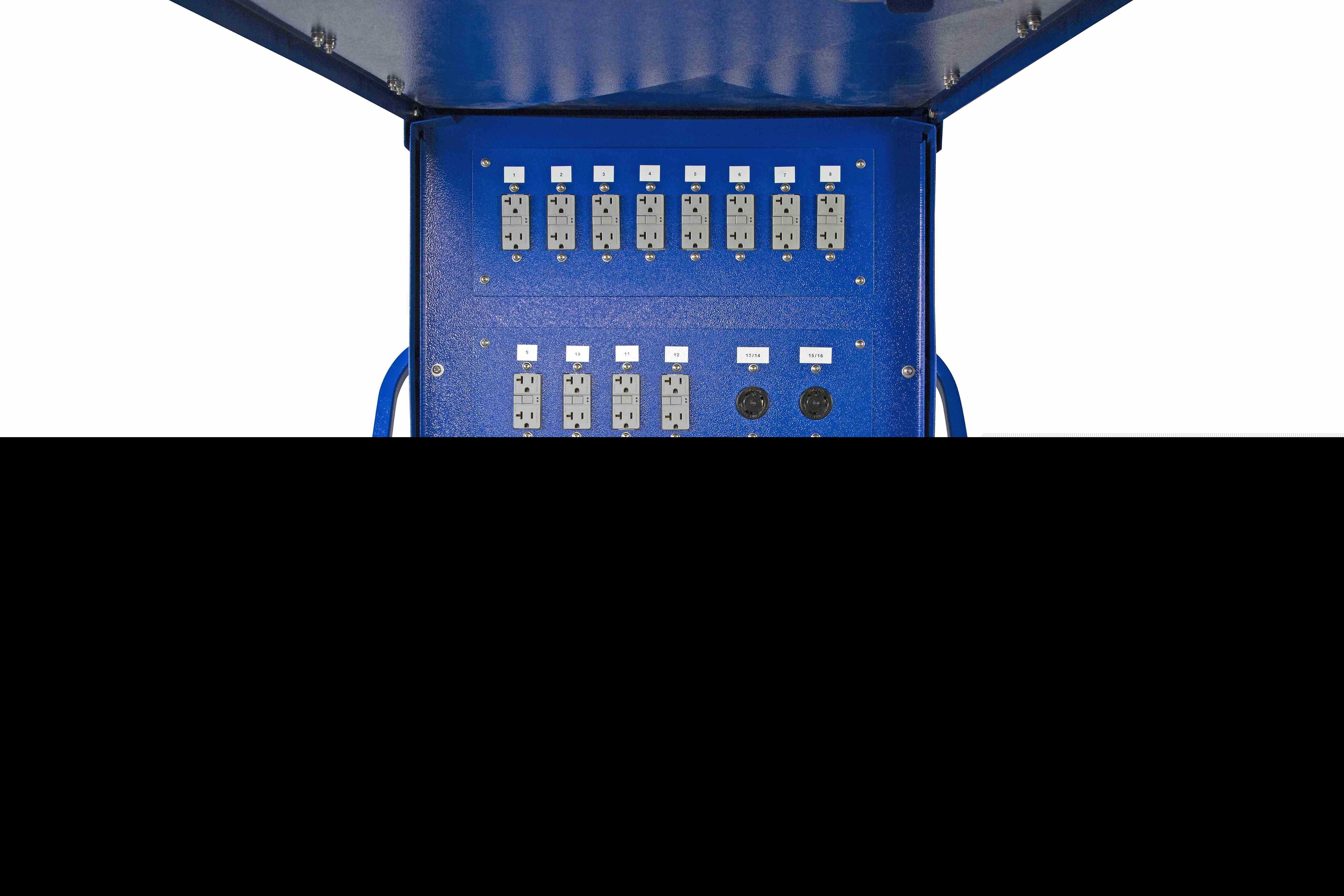 移动配电盘-208Y/120V 3PH-(4)插座,凸轮锁输入-N3R